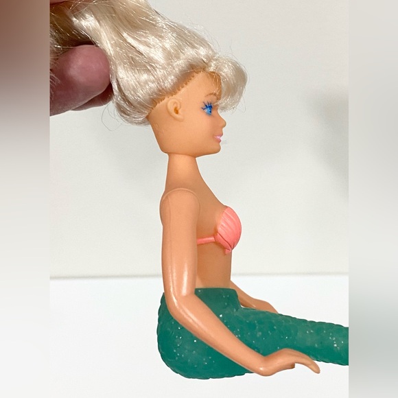 T&T Mermaid Doll Rubber 1990 90s 4” Vintage - Picture 10 of 12